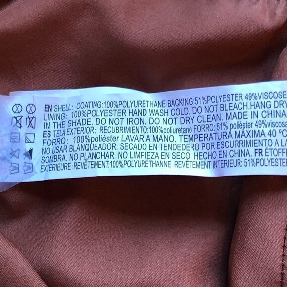 Forever 21 Skirt Faux Leather Brown Small - Picture 4 of 6